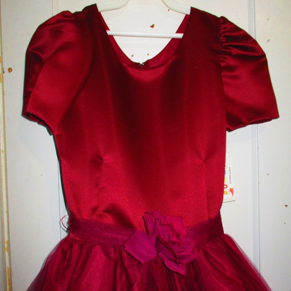 TIP TOP PARTY DRESS.FORMAL.WINE.16.NWT.BEAUTIFUL - Picture 2 of 7